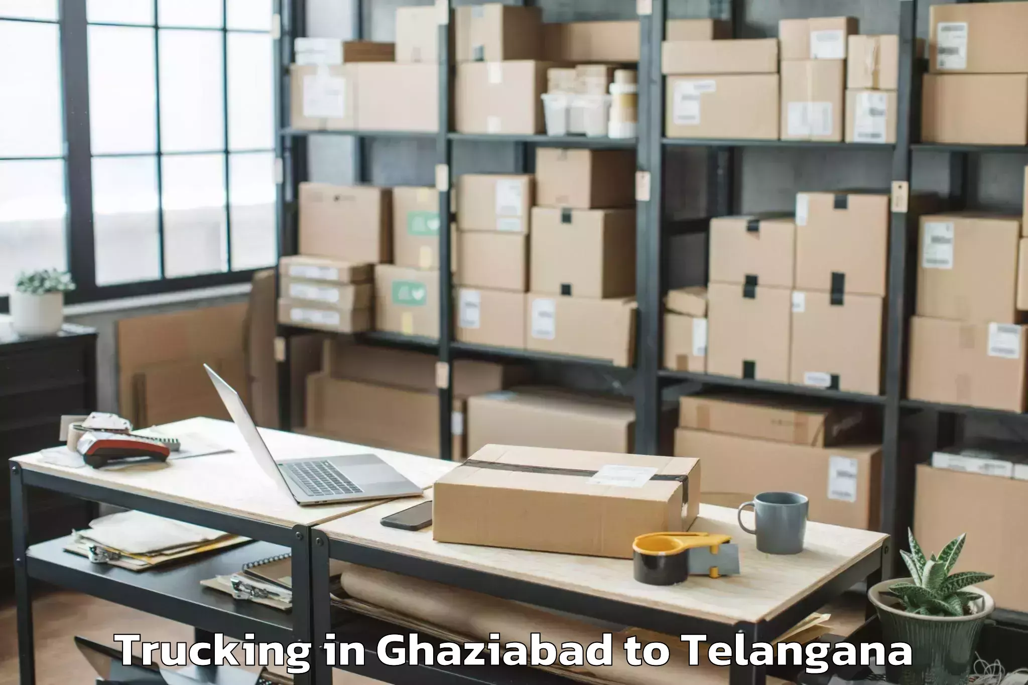 Book Ghaziabad to Bheemgal Trucking Online